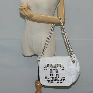 Chanel Mosaic CC Accordion Flap Bag Studded Leather