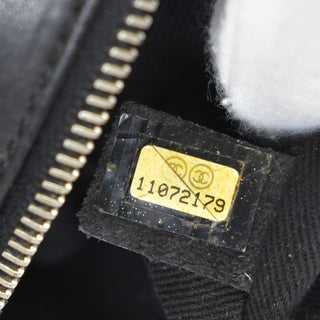 Chanel CC Logo Quilted Stitch Hand Tote Bag Leather