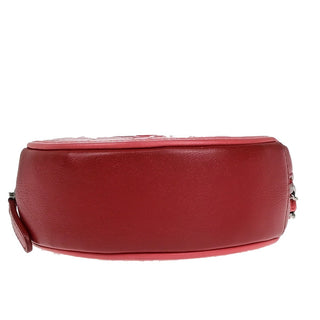 Chanel Pearl Crush Round Clutch with Chain Quilted Lambskin