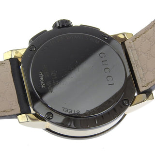 Gucci G-Chrono Chronograph Quartz Watch Stainless Steel and Leather