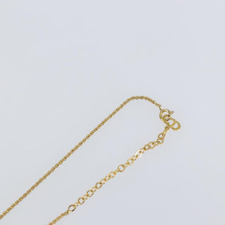 Christian Dior CD Pendant Necklace Metal