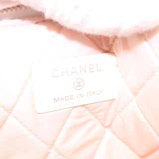 Chanel Coco Cuba Pouch Printed Quilted Canvas