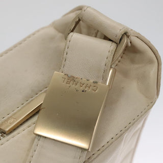 Chanel Chocolate Bar CC Shoulder Bag Quilted Leather