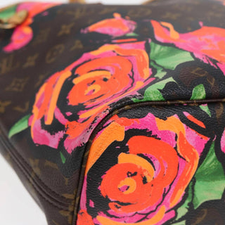 Louis Vuitton Neverfull Tote Limited Edition Monogram Roses