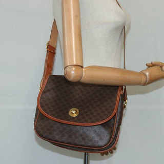 Celine Macadam Shoulder Bag PVC Leather