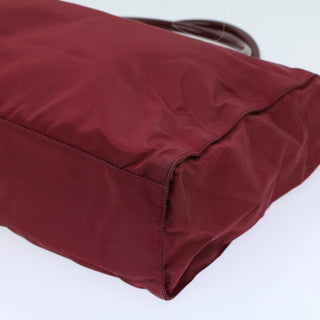 Prada Grommet Lock Flap Chain Shoulder Bag Leather