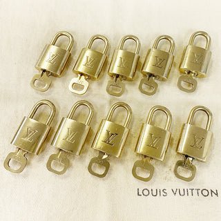 Louis Vuitton Cadenas Bag Charm Gold-plated