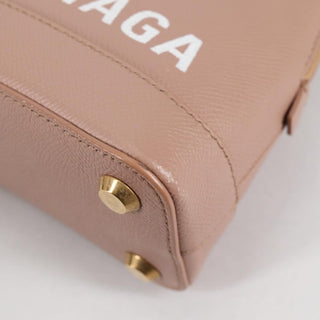 Balenciaga Logo Ville Bag Leather