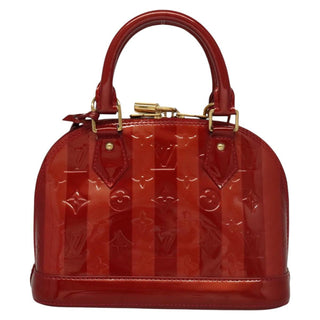Louis Vuitton Alma Handbag Limited Edition Monogram Vernis Rayures
