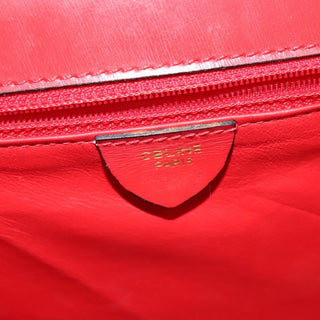 Celine Vintage Logo Top Handle Bag Leather