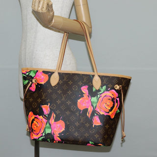 Louis Vuitton Neverfull Tote Limited Edition Monogram Roses