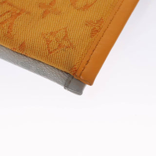 Louis Vuitton Double Flat Messenger Bag Limited Edition Logo Story Monogram Canvas and Denim