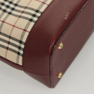 Burberry Nova Check Tote canvas check pattern