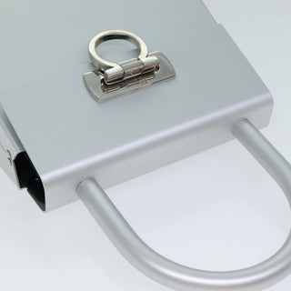 Salvatore Ferragamo Gancini Convertible Top Handle Bag STAINLESS STEEL