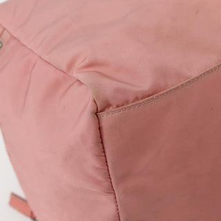 Prada Side Pocket Bauletto Bag Nylon with Leather