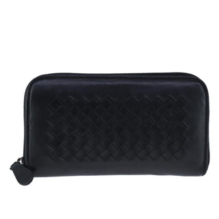 Bottega Veneta Intrecciato Long Zip  Wallet Leather