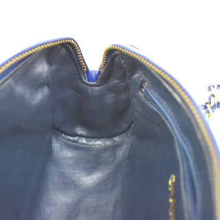 Chanel Vintage Diamond CC Barrel Bag Quilted Leather