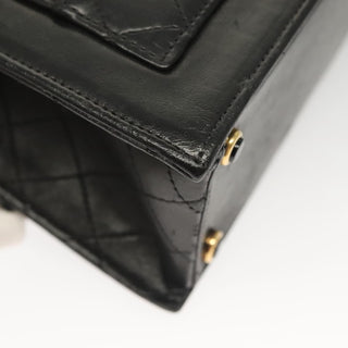 Chanel Vintage Trapezoid CC Flap Bag Leather