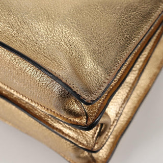 Miu Miu Madras Convertible Compartment Tote Leather