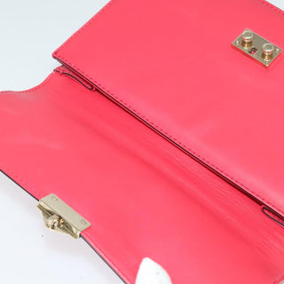 Valentino Garavani Rolling Rockstud Glam Lock Shoulder Bag Leather