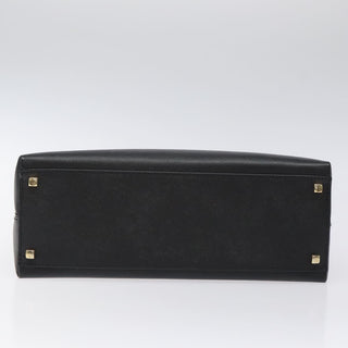 Salvatore Ferragamo Gancini Convertible Top Handle Bag Leather