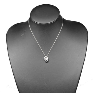 Tiffany & Co. Elsa Peretti Double Teardrop Necklace Silver 925