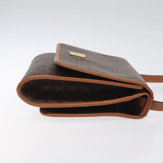 Celine Vintage Macadam Shoulder Bag Canvas and Leather