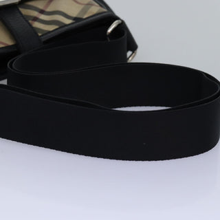 Burberry Front Pocket Flap Messenger Vintage Check Nylon and Nylon