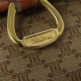 Celine Vintage Macadam Shoulder Bag Canvas