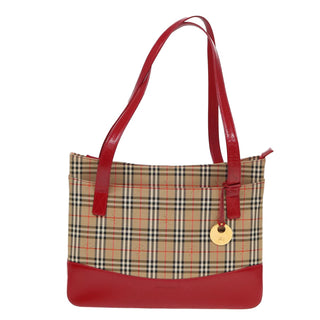 Burberry Nova Check Tote canvas check pattern