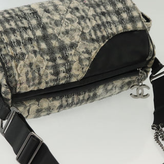 Chanel Camera Bag Camellia Tweed and Leather