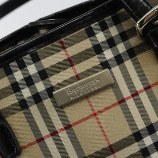 Burberry Nova Check Tote Canvas and Leather