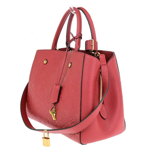Louis Vuitton Montaigne Handbag Monogram Empreinte Leather
