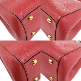 Louis Vuitton Montaigne Handbag Monogram Empreinte Leather
