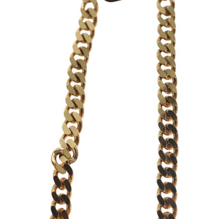 Christian Dior CD Pendant Necklace Metal and Crystals