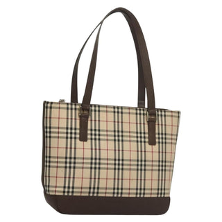 Burberry Nova Check Tote canvas check pattern