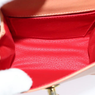 Celine Vintage Convertible Turnlock Top Handle Bag Leather