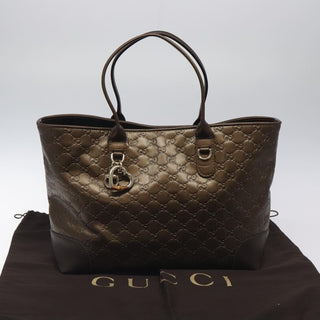 Gucci Bright Tote Diamante Leather