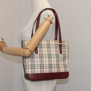 Burberry Nova Check Tote canvas check pattern