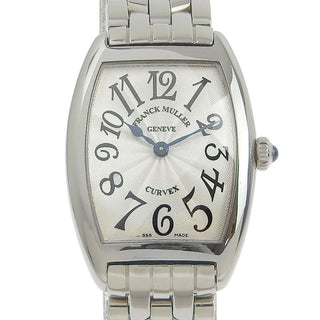 Franck Muller Cintree Curvex Quartz Watch Stainless Steel