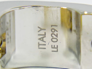 Louis Vuitton Bicolor Nanogram Hoop Earrings Metal