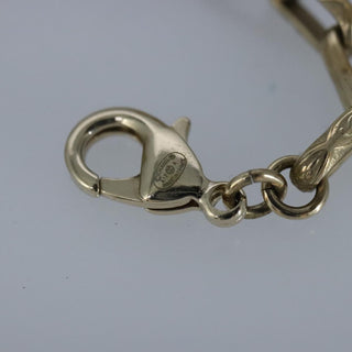 Chanel Vintage Double Strand CC Pendant Necklace Metal with Crystals