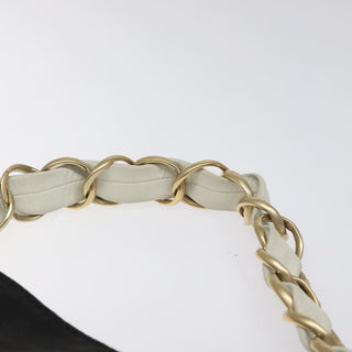 Chanel Vintage Olsen CC Chain Shoulder Bag Canvas and Leather