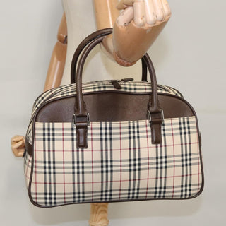 Burberry Nova Check Bowling Bag Canvas