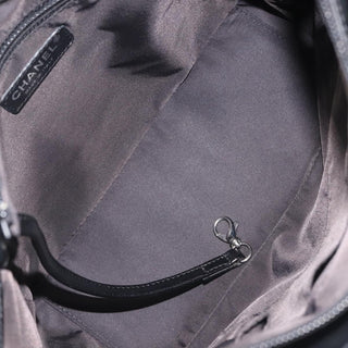 Chanel Biarritz Tote Quilted Coated Canvas