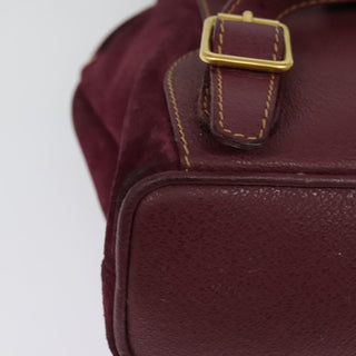 Gucci Vintage Bamboo Backpack Suede