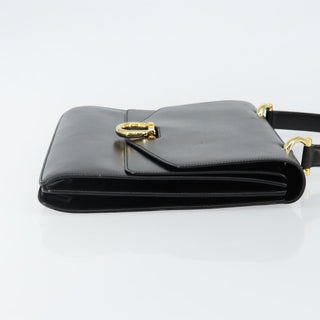 Celine Vintage Top Handle Bag Glazed Leather