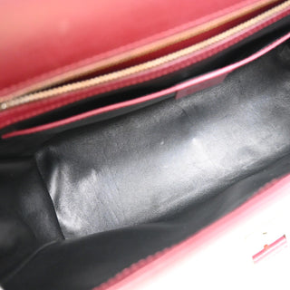 Gucci Belt Buckle Top Handle Bag Leather