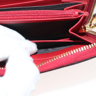 Gucci Bamboo Tassel Zip Organizer Wallet Leather