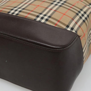 Burberry Nova Check Tote canvas check pattern